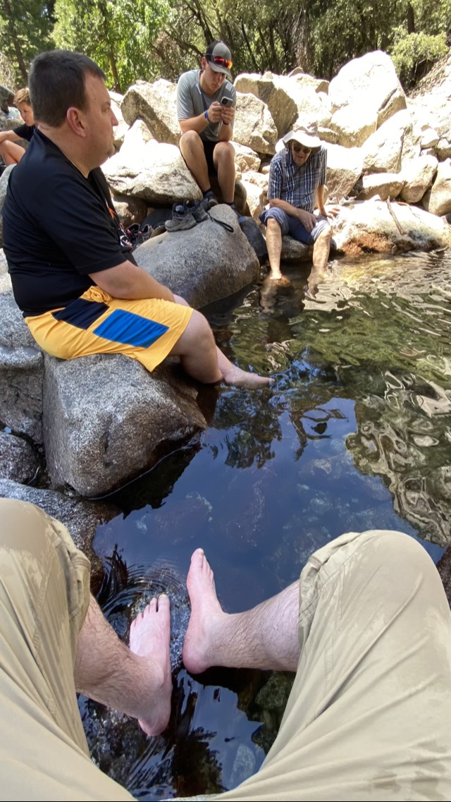 Soaking in Yosemite Falls