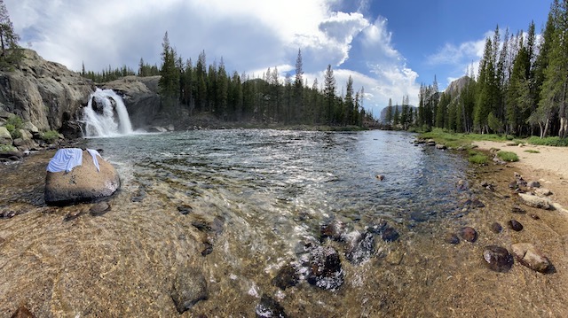 Waterfall at Glenn Aulin campsite