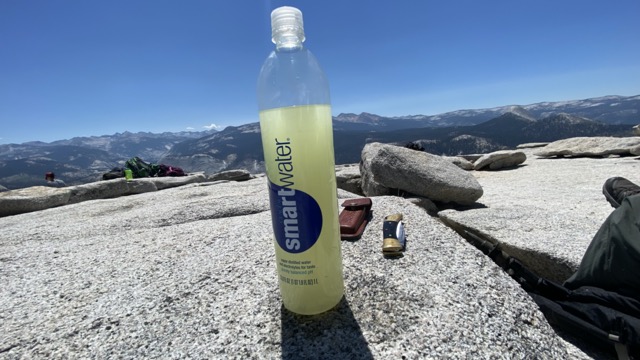 Victory lemonade on top of Half Dome